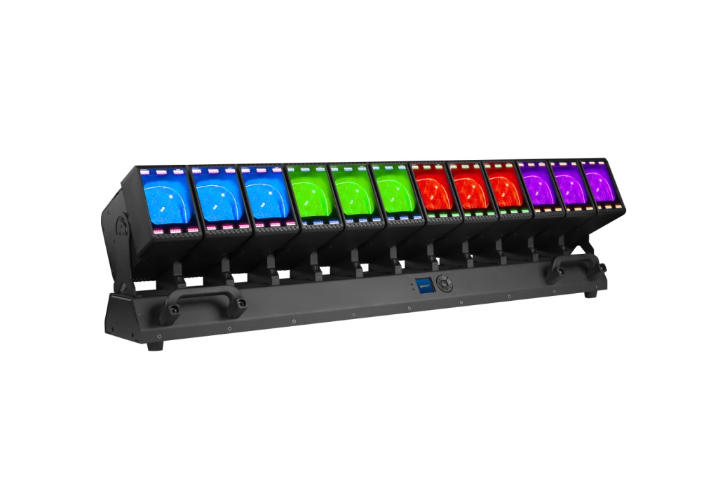 Wall wash light:12x60w LED beam, each led Tilt individually